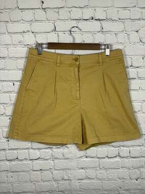 J.Crew Women’s Re-Imagined Pleated Chino Shorts Size 8